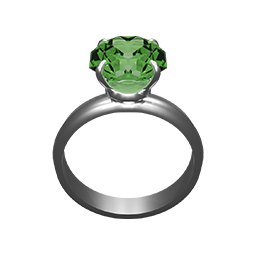 Eternal Love Diamond Ring Green