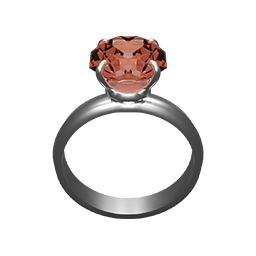 Eternal Love Diamond Ring Orange