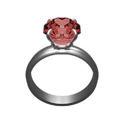Eternal Love Diamond Ring Red