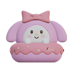 Pink & Yellow Donut