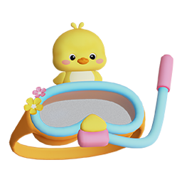 Flower Duckling