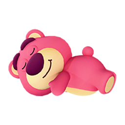 Pinky Bear Sleep