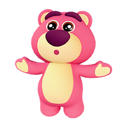 Pinky Bear Open Arms